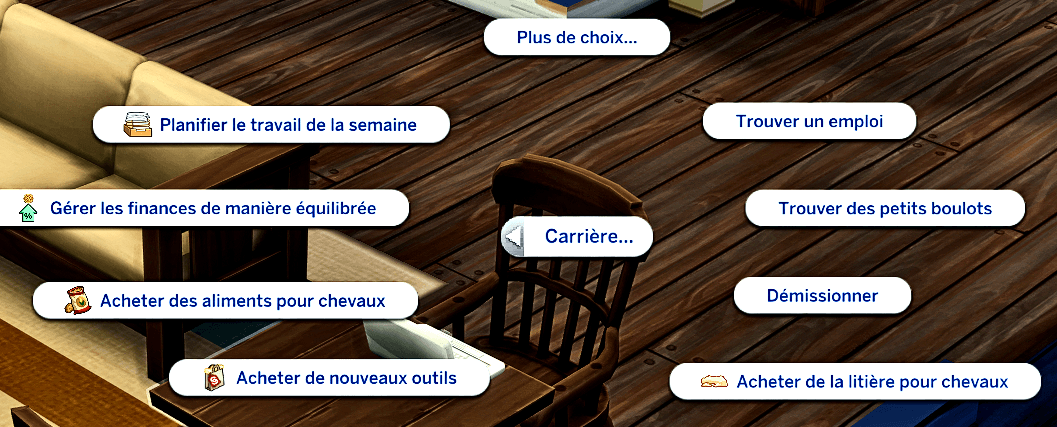 Sims 4 | Traduction FR Stable Hand (Palfrenier.ère) de Dion Traduction FR Stable Hand (Palfrenier.ère) de Dion traduit par Istolia Sims 4