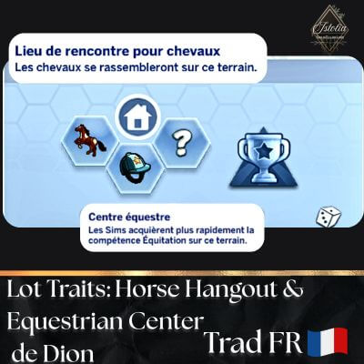 Traduction FR Lot Traits de Dion traduit par Istolia Sims 4