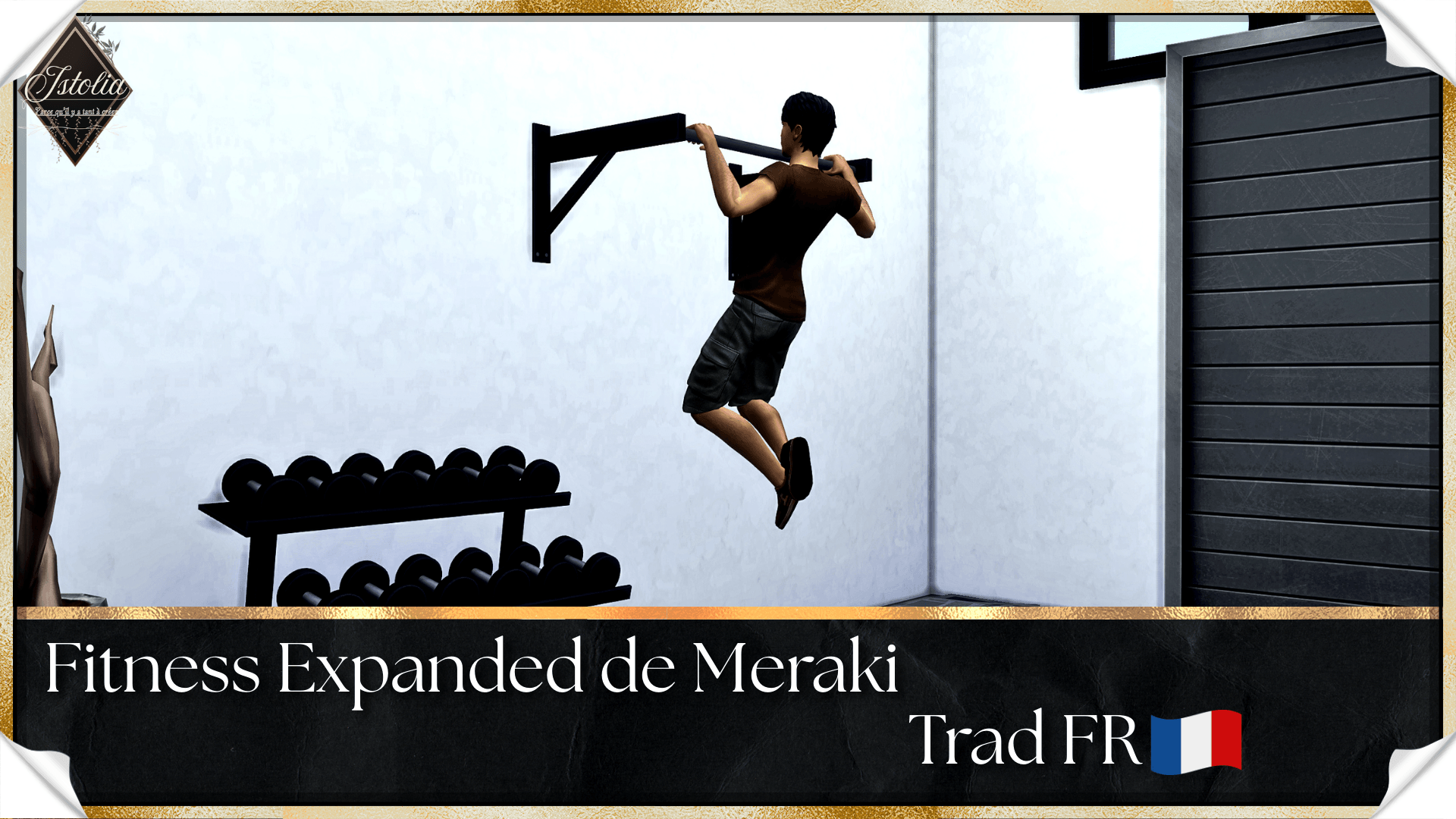 Traduction FR Fitness Expanded de Meraki traduit par Istolia Sims 4