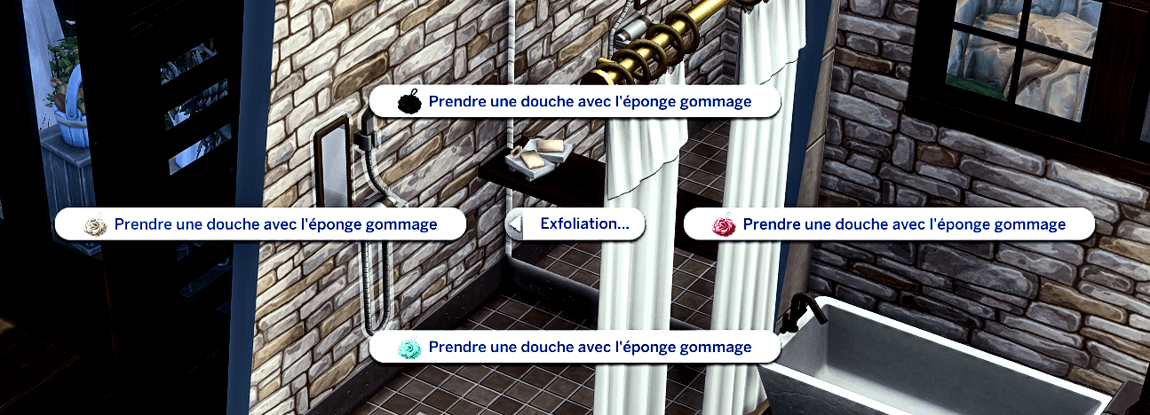 Traduction FR Everything Shower de KikoVanity traduit par Istolia Sims 4