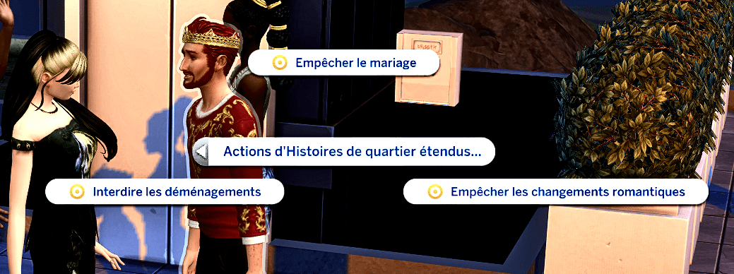 Traduction FR Neighborhood Stories Expanded de KaylaDot traduit par Istolia Sims 4