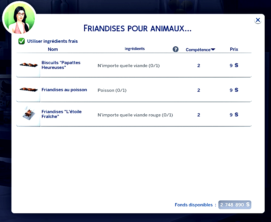 Traduction FR Better Pet Nutrition de LuSimLaStars traduit par Istolia Sims 4