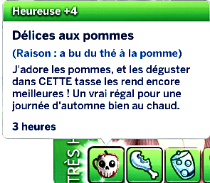 Traduction FR Autumn Apple Tea de LuSimLaStars traduit par Istolia Sims 4