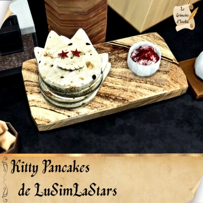 Custom Food Enabler Core de LuSimLaStars Traduction FR Kitty Pancakes de LuSimLaStars traduit par Istolia Sims 4