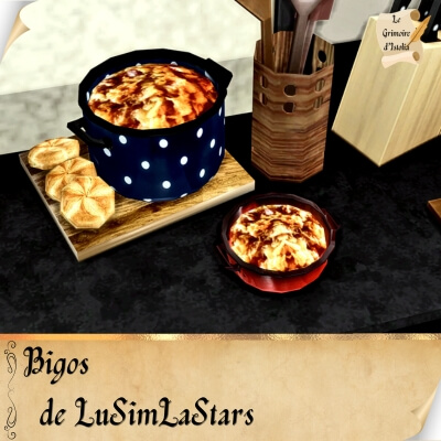 Custom Food Enabler Core de LuSimLaStars Traduction FR Bigos de LuSimLaStars traduit par Istolia Sims 4