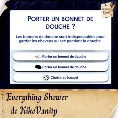 Traduction FR Everything Shower de KikoVanity traduit par Istolia Sims 4