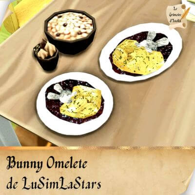 Custom Food Enabler Core de LuSimLaStars Traduction FR Bunny Omelete de LuSimLaStars traduit par Istolia Sims 4