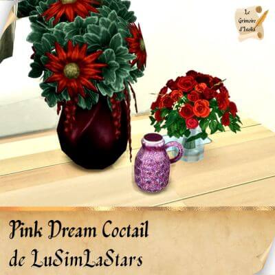 Custom Food Enabler Core de LuSimLaStars Traduction FR Pink Dream Coctail de LuSimLaStars traduit par Istolia Sims 4