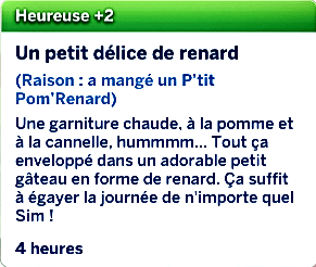 Custom Food Enabler Core de LuSimLaStars Traduction FR Foxy Apple Hand Pies de LuSimLaStars traduit par Istolia Sims 4