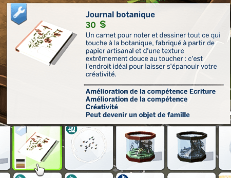 Traduction Française du mod Botanical Illustration de la moddeuse Dion