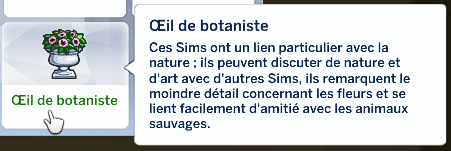 Traduction Française du mod Botanical Illustration de la moddeuse Dion