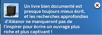 Writing and Writer Career Overhaul de Adeepindigo Traduction FR du mod Writing and Writer Career Overhaul de Adeepindigo traduit par Istolia Les Sims 4