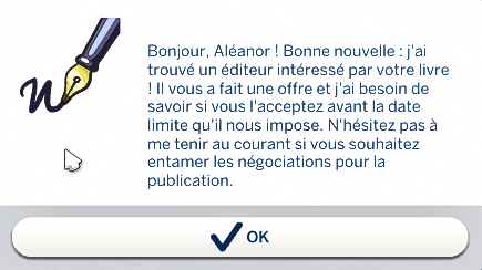 Writing and Writer Career Overhaul de Adeepindigo Traduction FR du mod Writing and Writer Career Overhaul de Adeepindigo traduit par Istolia Les Sims 4