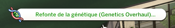 Traduction FR du mod Genetics Overhaul de SonozakiSisters traduit par Istolia Les Sims 4