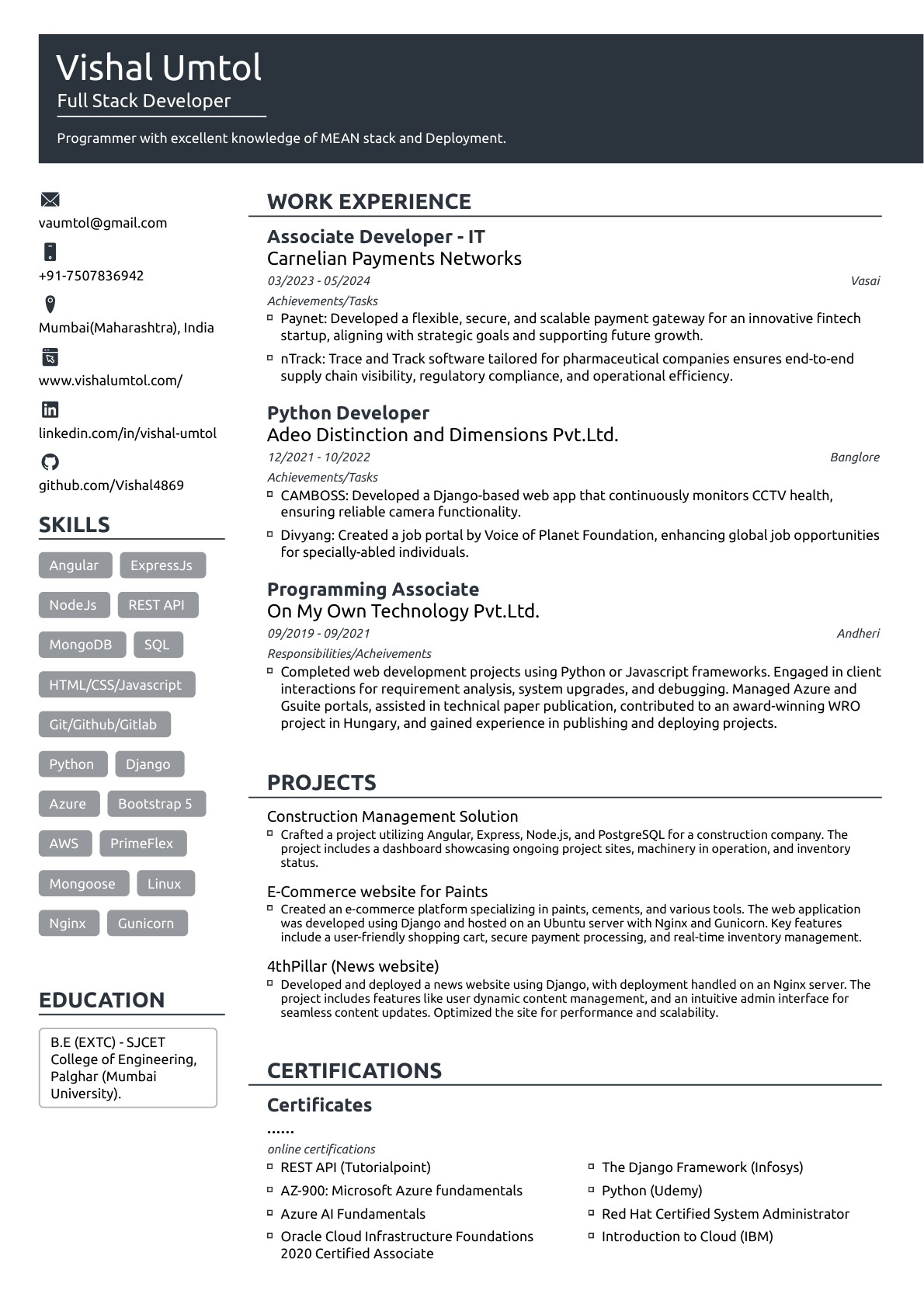 Resume