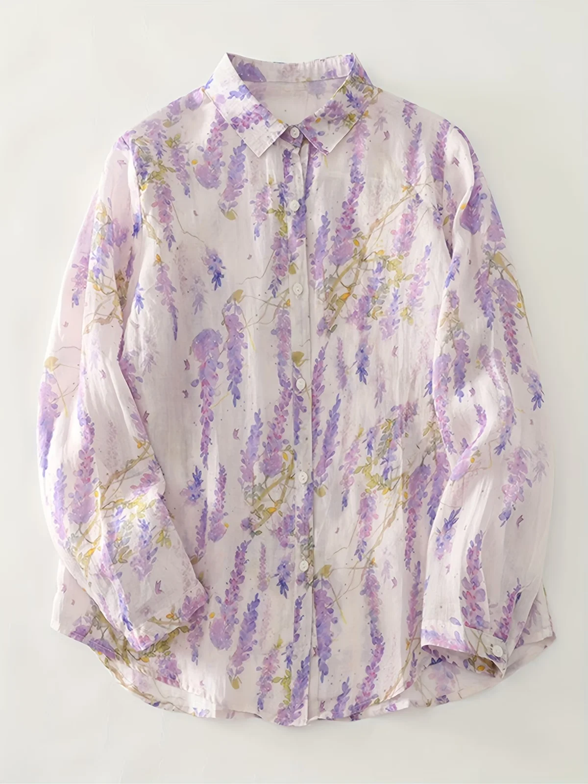 Printed Voilet Top