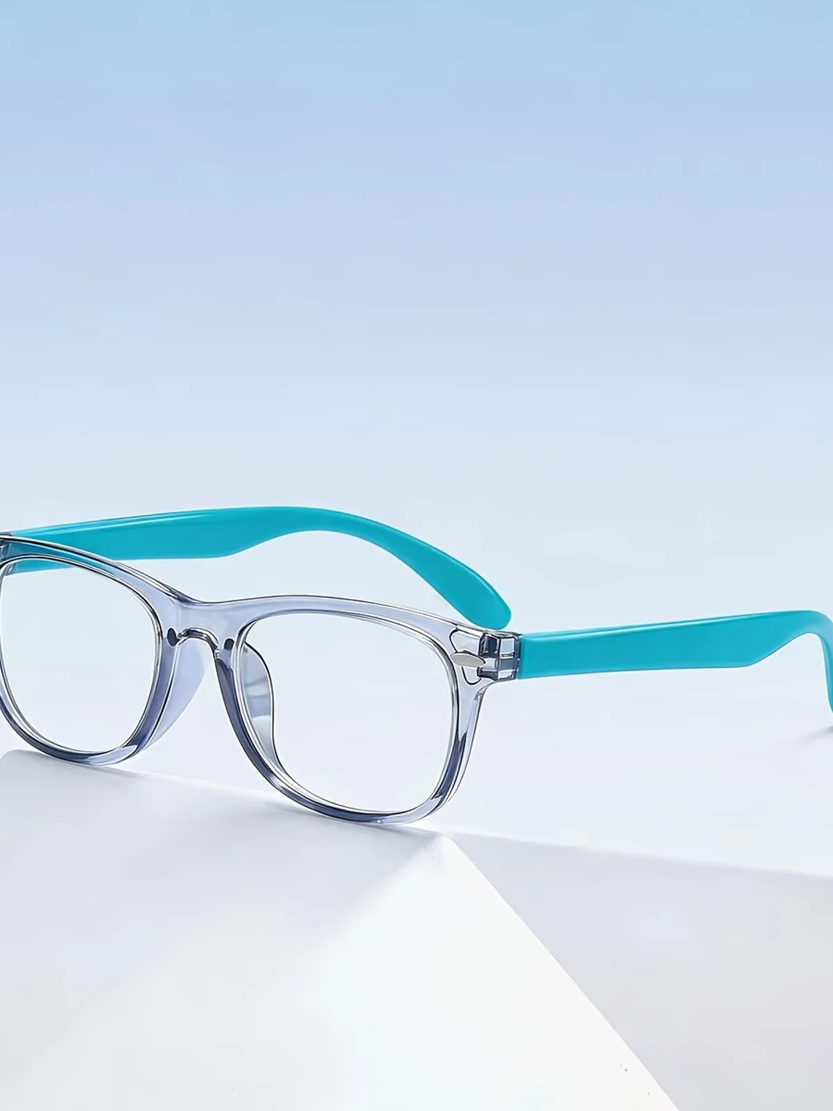 Silver Browline Optical Glasses