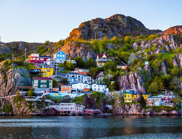 Rocky shoreline along the Atlantic coast of Newfoundland