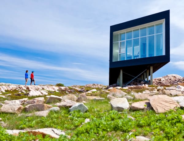 Coastal scenery of Fogo Island in Newfoundland and Labrador