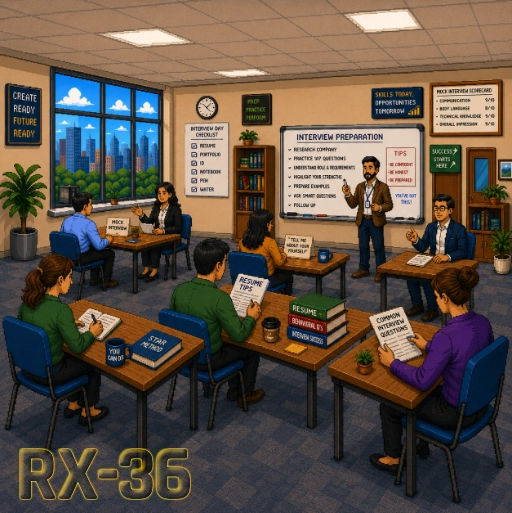 RX-36 JOB INTERVEW QUEST