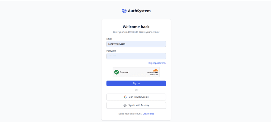 Auth System