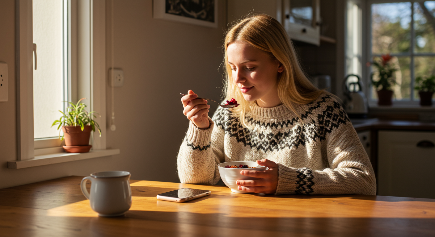 Mindful eating: Ingen snarvei til færre kalorier for normalvektige kvinner?
