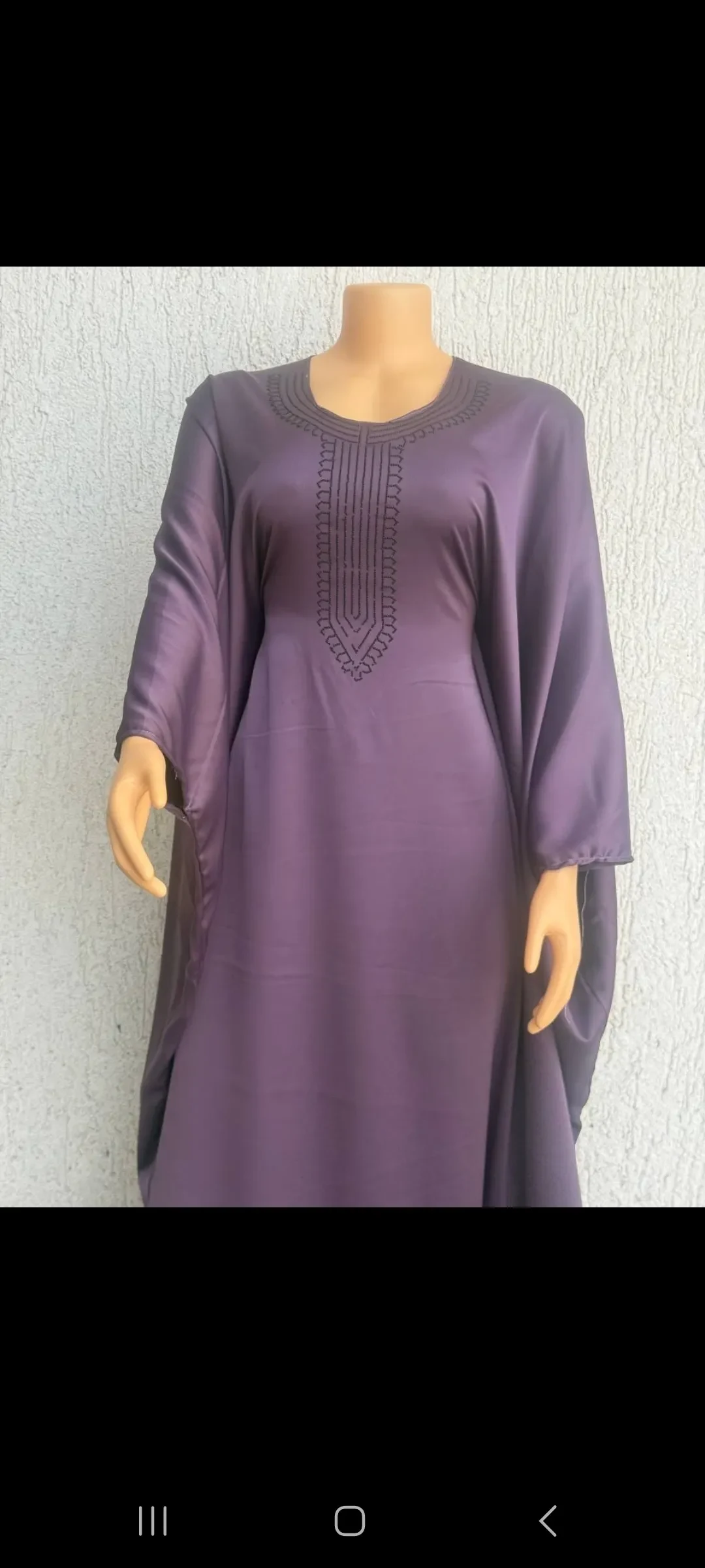 Purple abaya