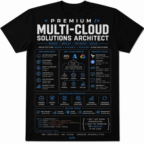 Premium Multi-Cloud Solutions Architect Polo Shirt