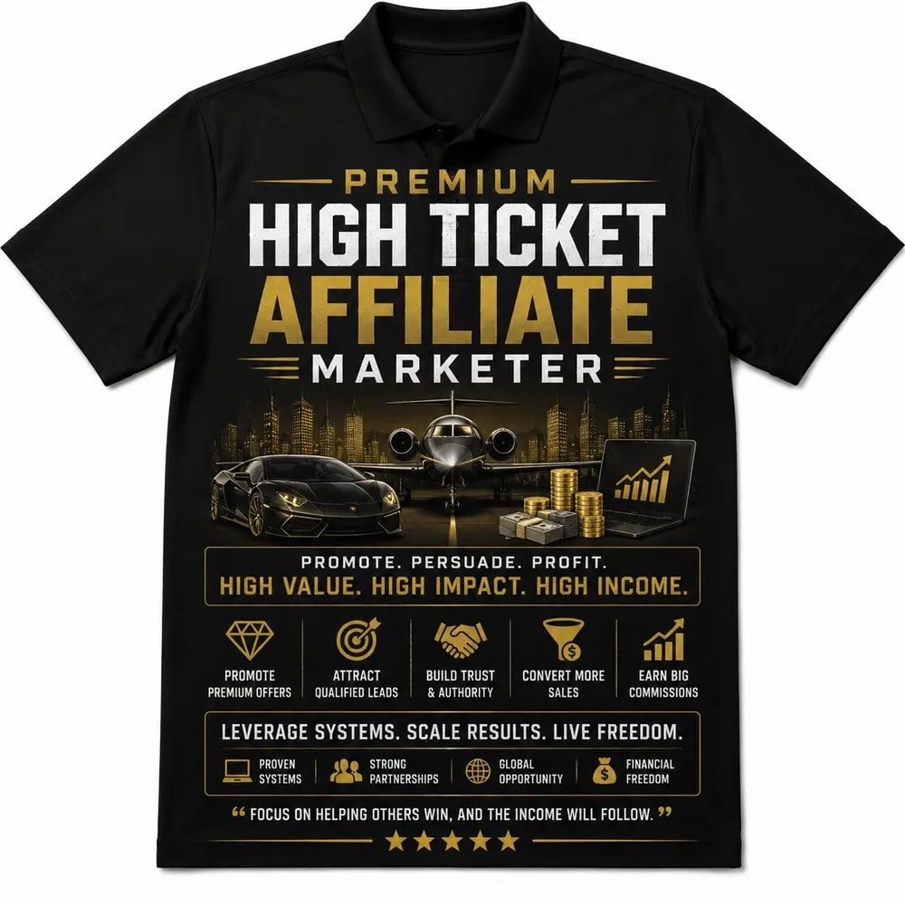 The Rise of Affiliate Marketer & E-commerce Hustle Wear T-Shirt