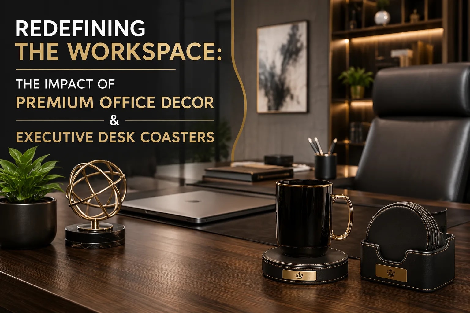 The Impact of Premium Office Decor & Executive Desk Coasters