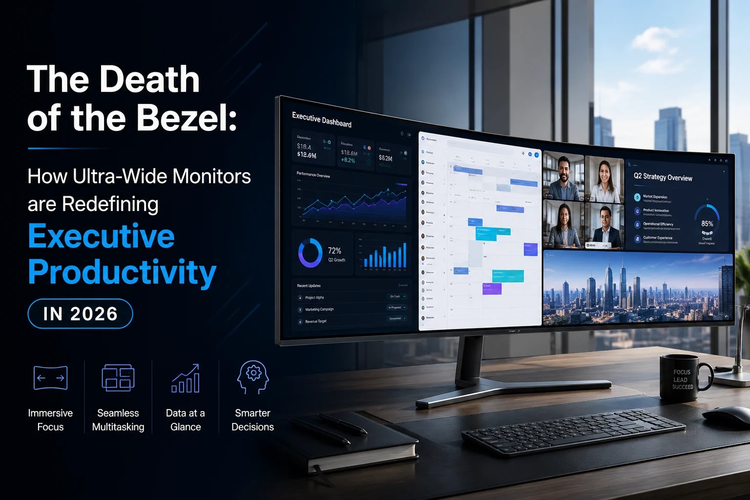 Ultra-Wide Monitors are Redefining Executive Productivity