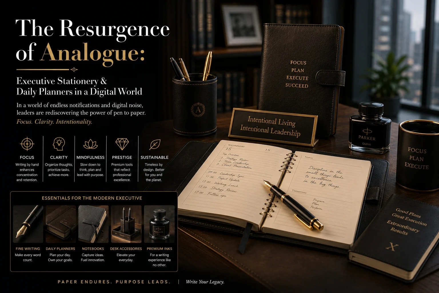 Executive Stationery & Daily Planners in a Digital World