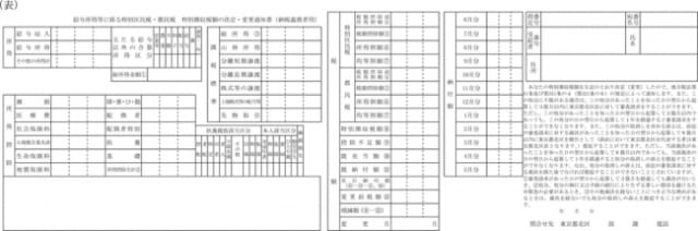 住民税決定通知書 width=640
