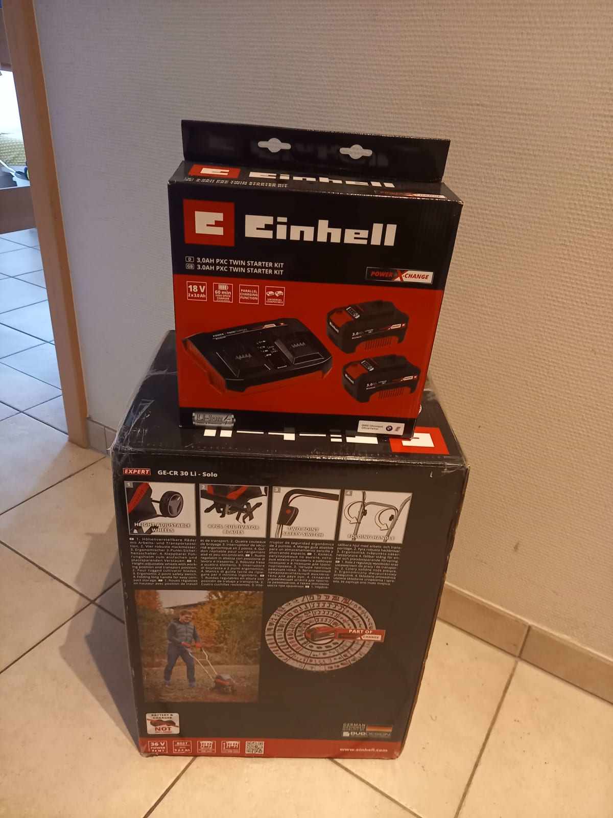 Einhell Motobineuse sans fil / Bineuse à batterie