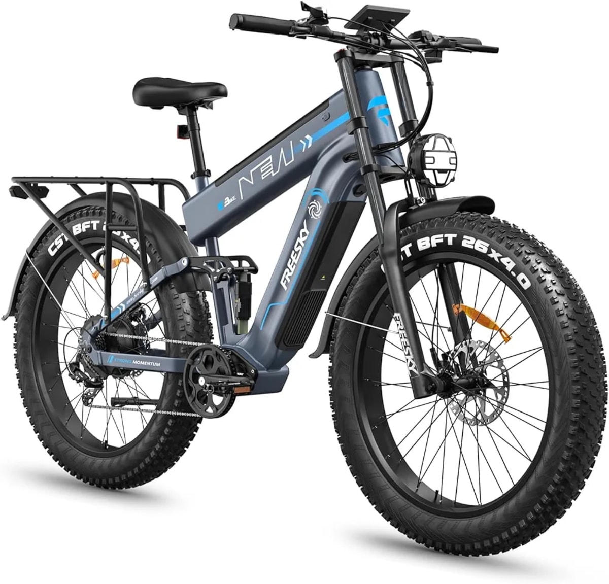 FREESKY Dual Battery Electric Bike for Adults, 48V 45AH 200 Miles Long Range E Bike