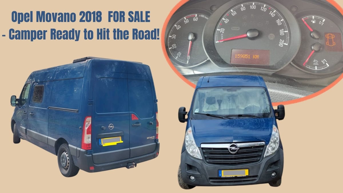 Opel Movano 2018 (Camper SNCA + CT Valable)