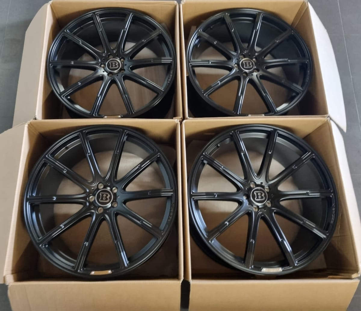 Jantes BRABUS Monoblock – Noir brillant – Mercedes-Benz