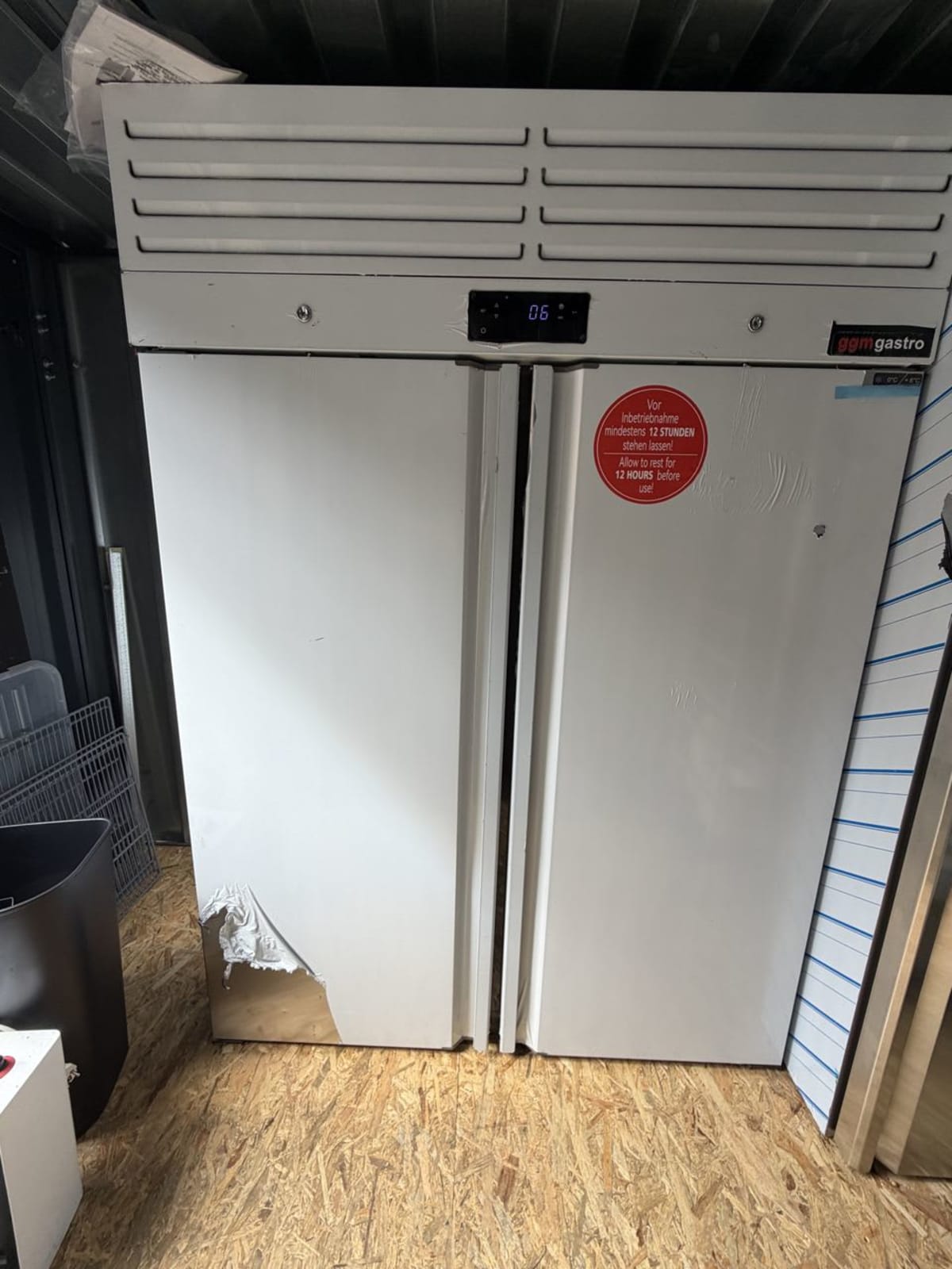 Armoire frigorifique inox GGM 1200 L 2 portes – comme neuve