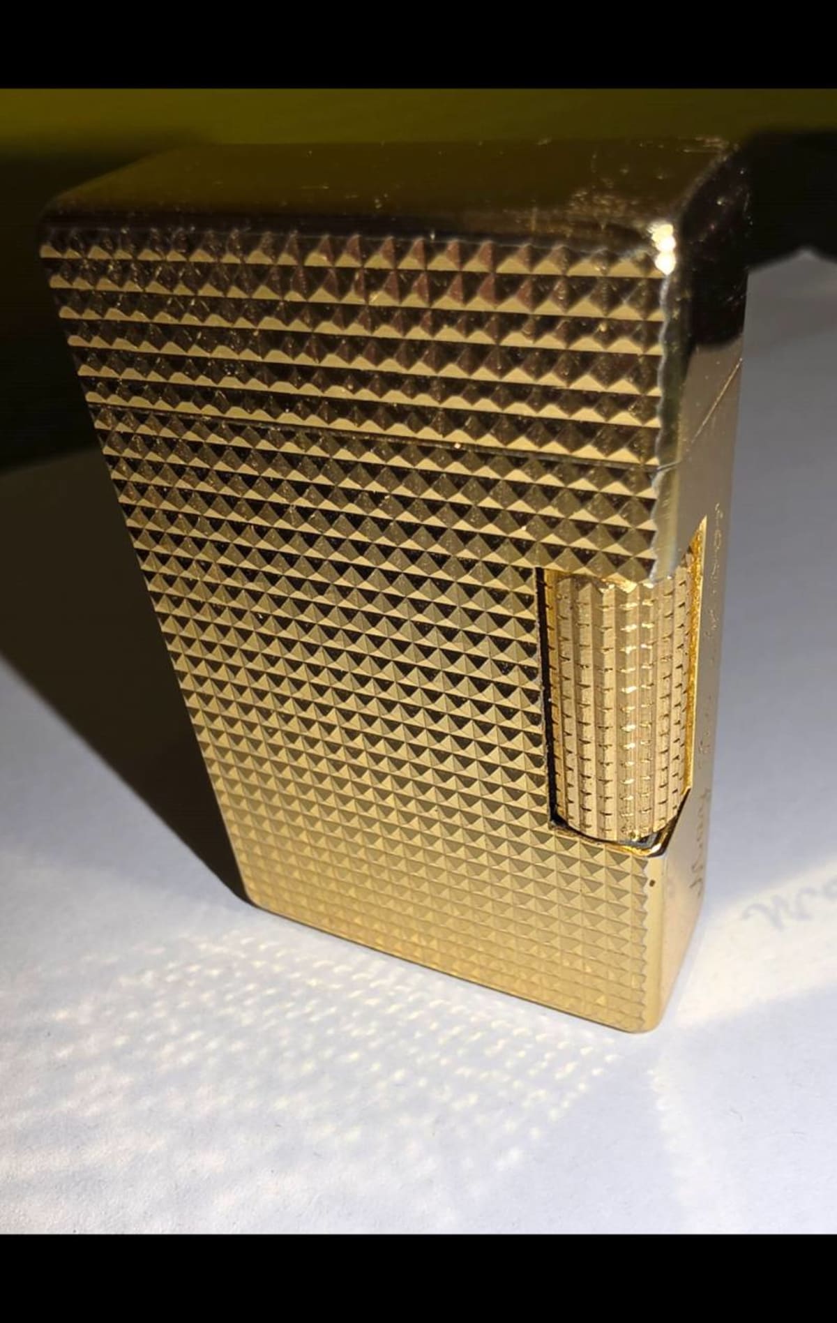 HUDSON TRIUMPH VINTAGE BRIQUET EN OR