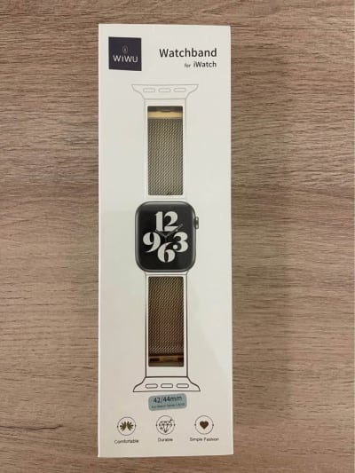 WIWU Watchband for iWatch 42/44mm, Metal Mesh Strap