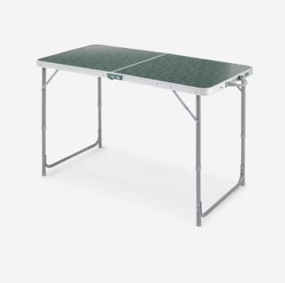 Table de camping pliable