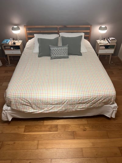 Lit IKEA TARVA en pin avec sommier LURÖY + option matelas