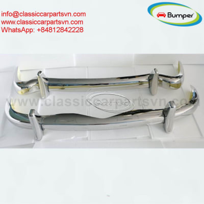 Mercedes Ponton 6-cylind W180 W128 Coupe Cabriolet bumpers (54-60)