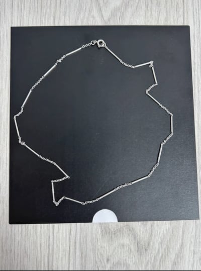 Collier en argent – chaîne fine à maillons ✨