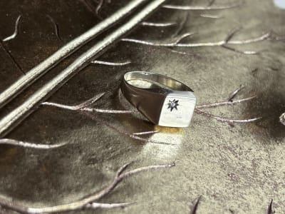 Chevalière en argent – Taille 21 💍