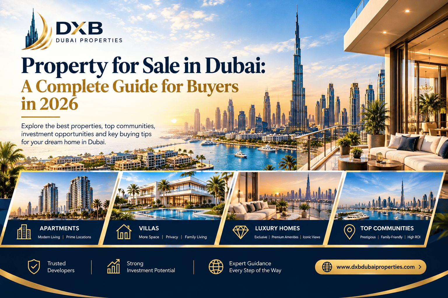 Property for Sale in Dubai: A Complete Guide for Buyers in 2026