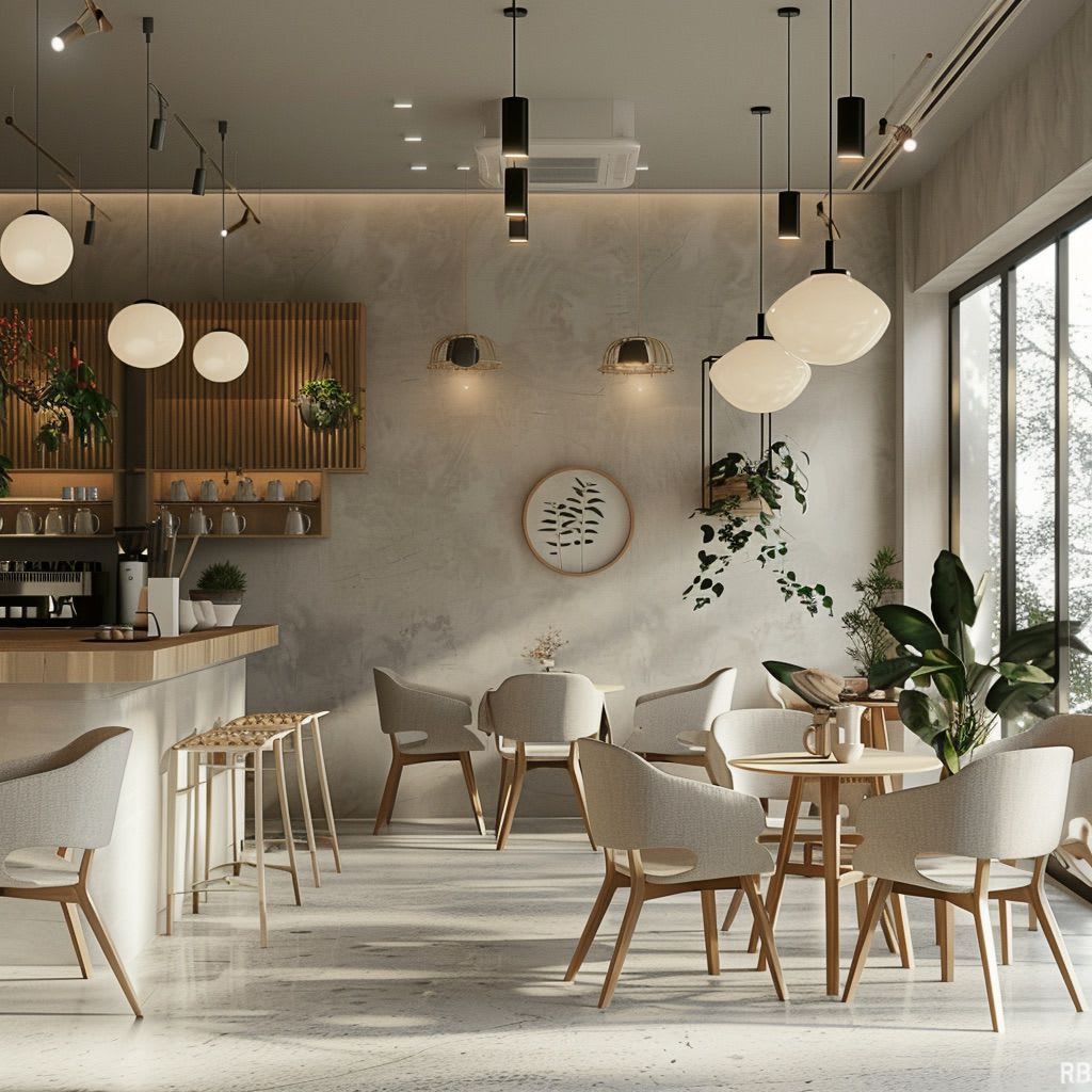 Cafe Fit-Out Dubai counter concept by Deco Wood Renovation