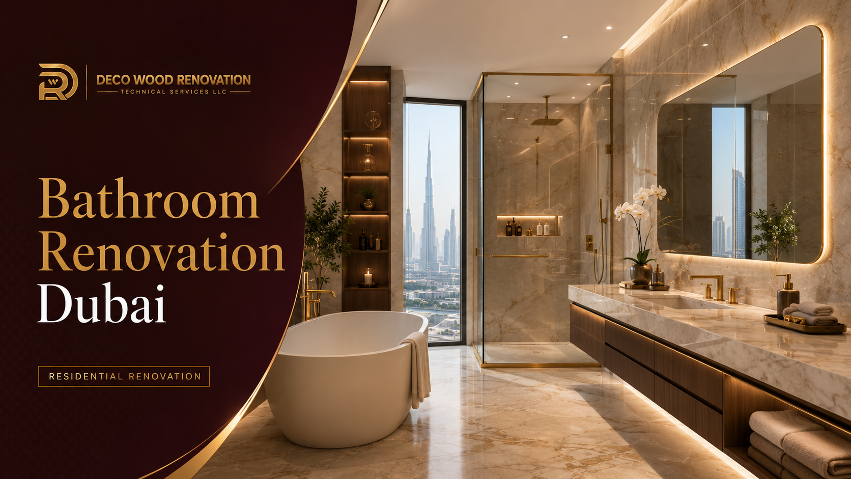 Bathroom Renovation Dubai by Deco Wood Renovation in Dubai