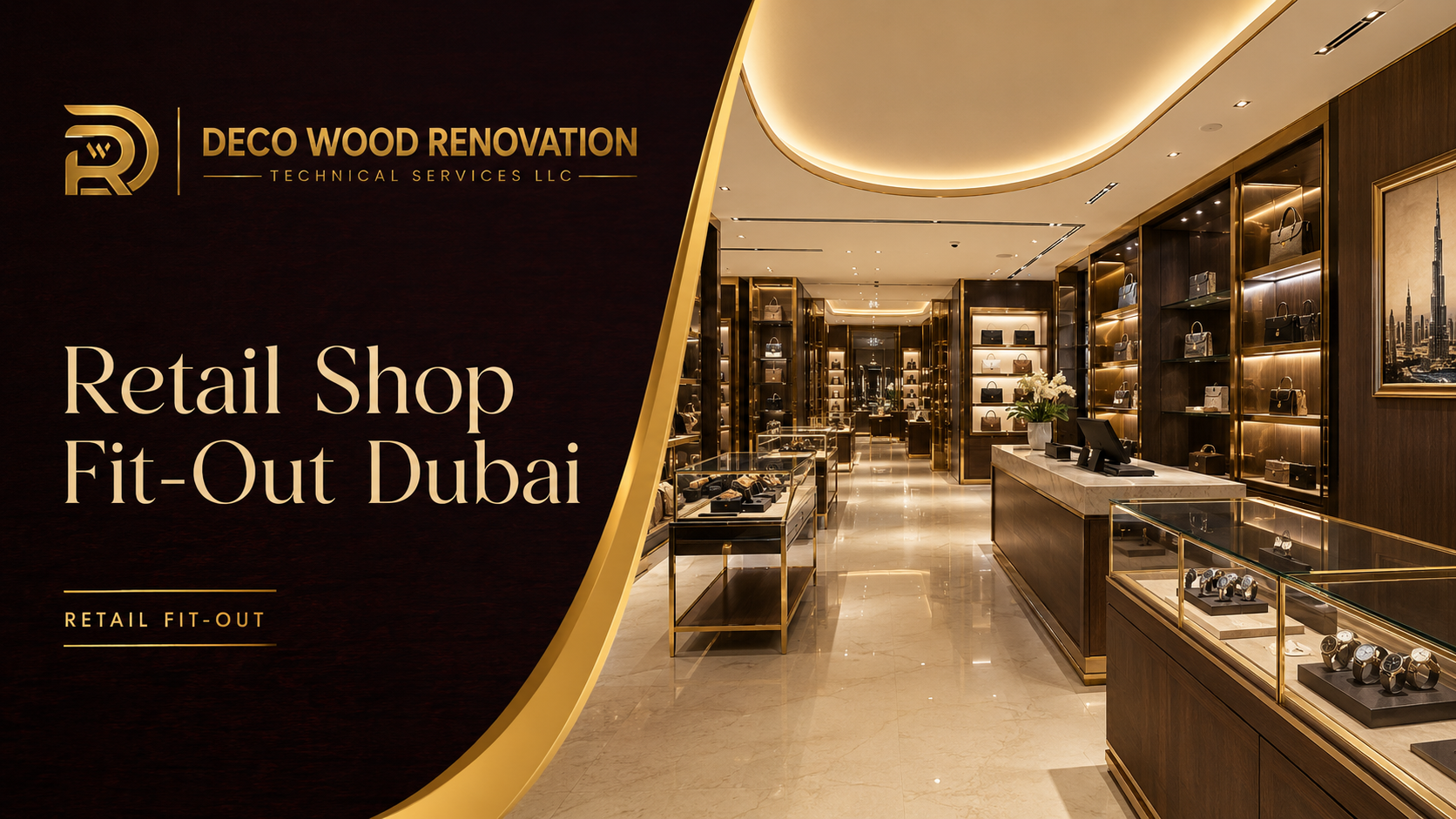 Retail Shop Fit-Out Dubai by Deco Wood Renovation in Dubai