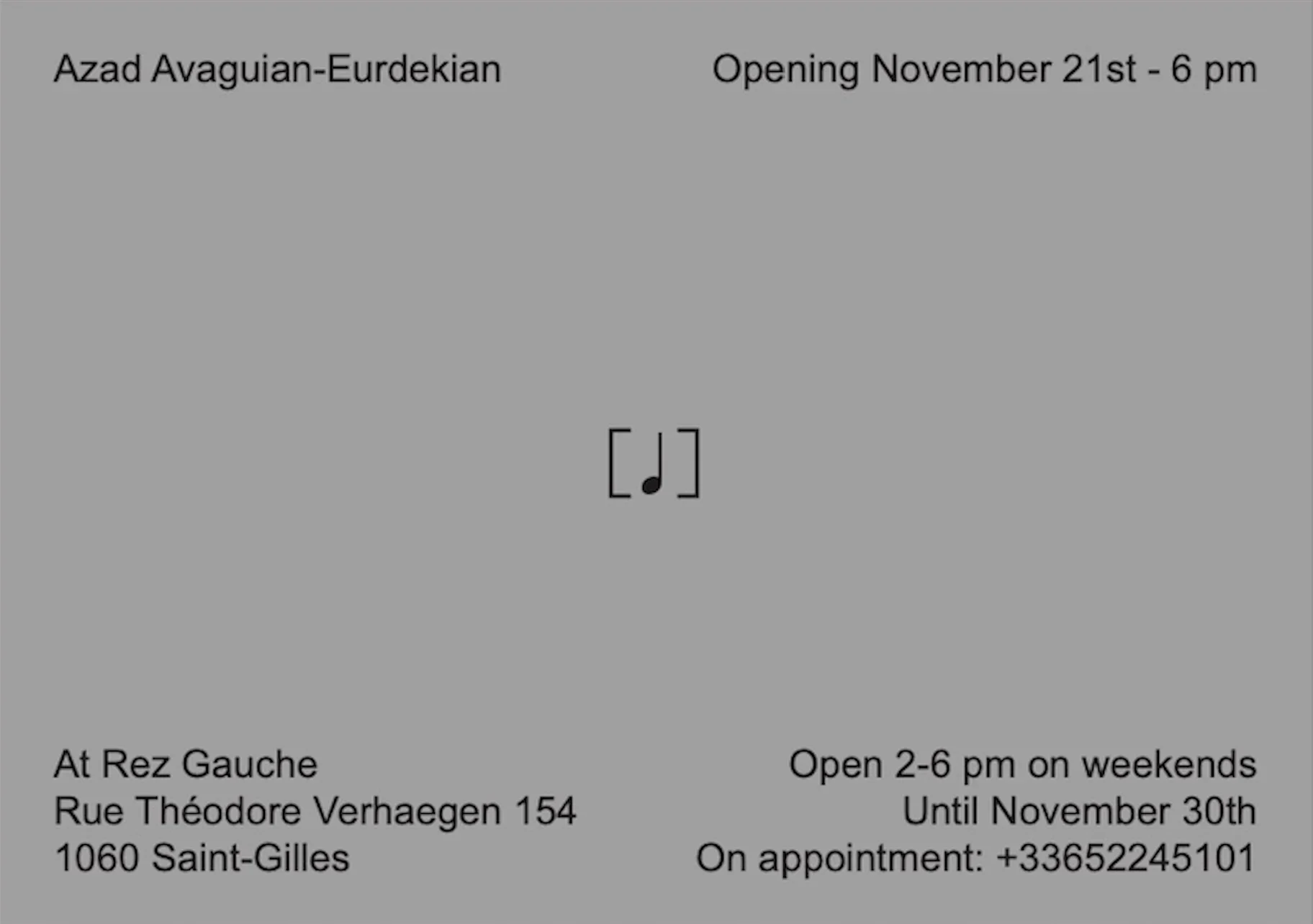 Exhibition by Azad Avaguian-Eurdekian